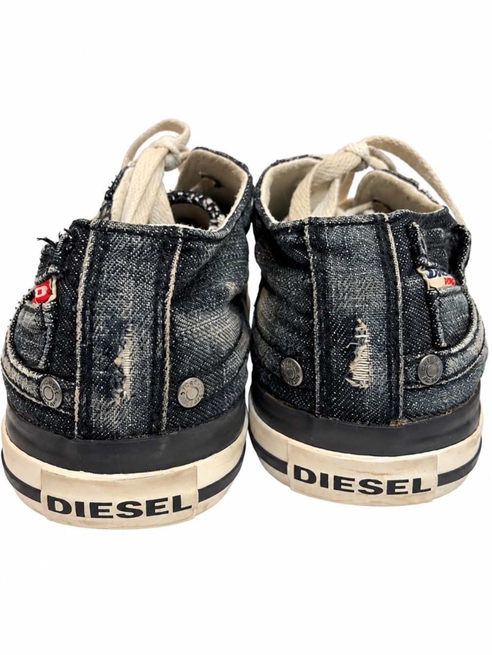 Diesel Magnete Exposure Low Women's Denim Sneakers - Picture 6 of 12